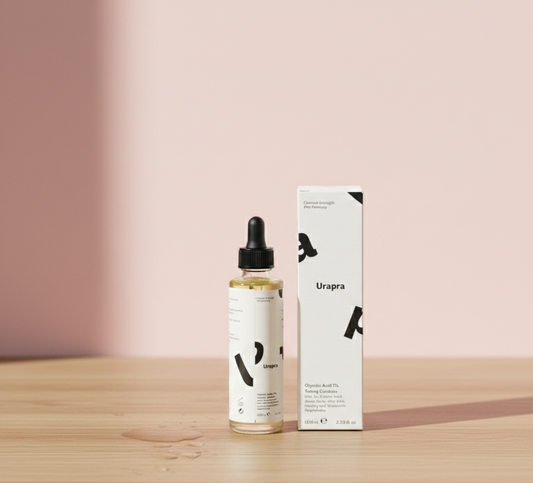 Urapra Glycolic Acid 7% Face Toner – Brightening & Skin Smoothing Solution (100ml)